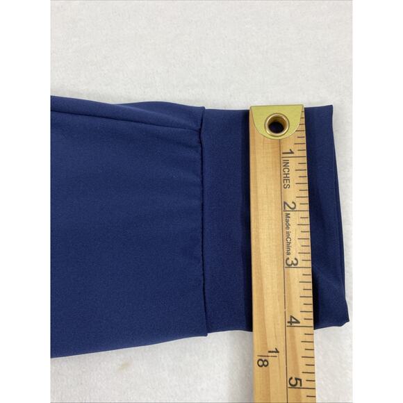 Under Armour Athletic Pants Womens Small Navy Blue Cuffed Pockets Lightweight - Picture 10 of 11